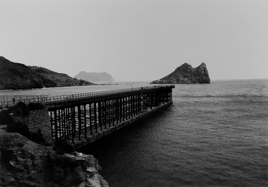 Eisenbahn Pier | 100 x 130cm | Spanien 2012